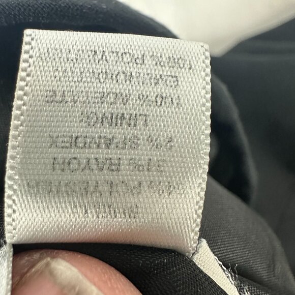 Ann Taylor Loft Petites Black & White Embroidered A-Line Skirt Size 10P - Picture 6 of 7